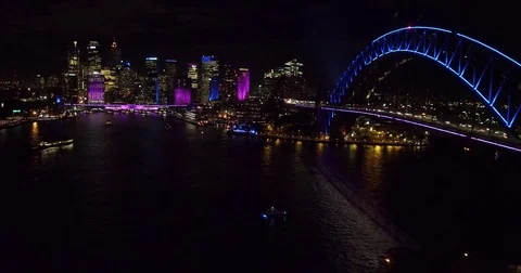 Sydney Vivid 2017 Stock Footage 76810073