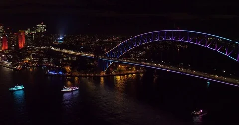 Sydney Vivid 2017 Stock Footage 76810287