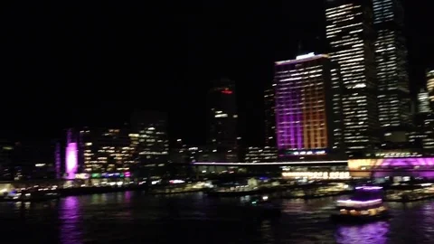 Sydney - Vivid Festival Stock Footage 80579308