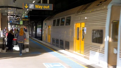 Sydney_Train_Australia Stock Footage 114485633