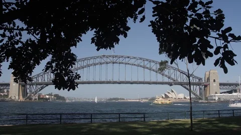 SydneyHarbourBridge climb Stock Footage 105937178