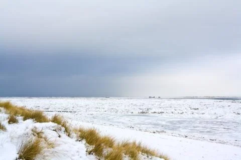 Sylt in winter Stock Photos