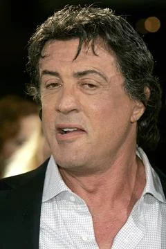 Sylvester Stallone bei der Weltpremiere des Kinofilms Rocky Balboa im Grau... Stock Photos