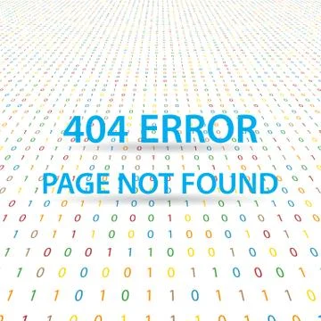 Symbol 404 error page not found . Stock Illustration