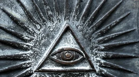 Symbol of All-seeing Eye Video stock 53319980