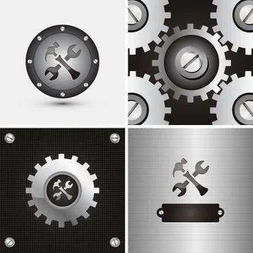 Symbol and background Stock Illustration