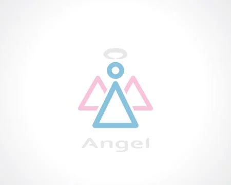 Symbol of angel Stock Illustration