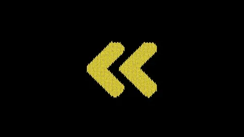 Symbol Angle double left is knitted from a woolen thread. Knit like a sweater Stock Footage 119551019