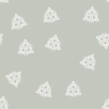 Symbol astrological line seamless pattern Stock Illustration