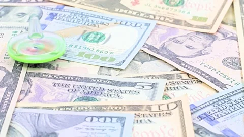 A symbol of the balance of the trading system Stock Footage 160243109