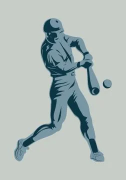 Symbol Baseball player Stock Illustration