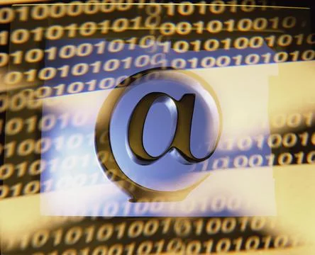 @ symbol on binary code 写真素材