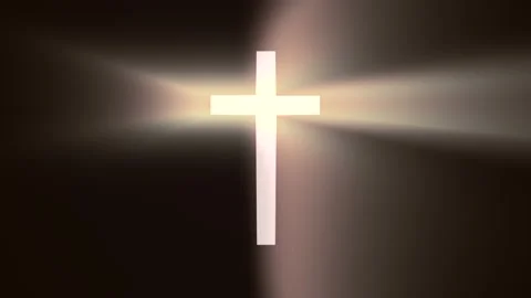 Symbol of the Christian Cross with heave... | Stock Video | Pond5