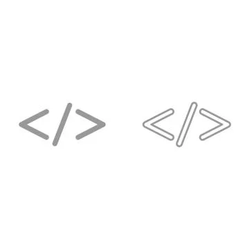 Symbol code  it is icon . Stock-Illustration