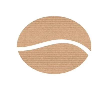 Symbol of coffee beans. Stock Illustration