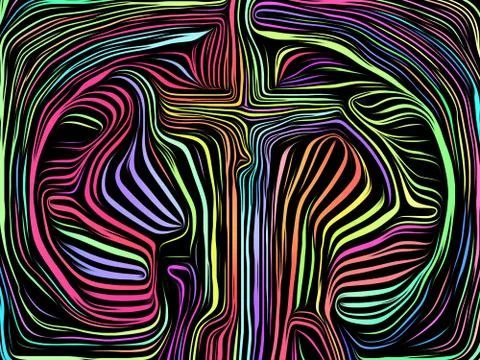 Symbol of the Cross Stock Illustration