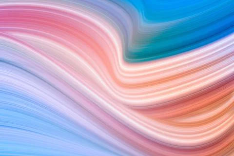 Symbol design of wavy abstract gradient artwork, colorful liquid marble style ba Stock Illustration