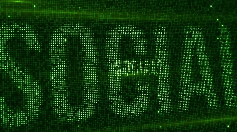 Symbol on digital screen Stock Footage 54919594