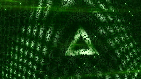 Symbol on digital screen Stock Footage 54920142