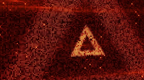 Symbol on digital screen Stock Footage 54920328