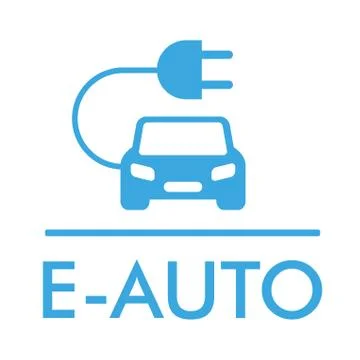 Symbol E-Auto Stock Illustration
