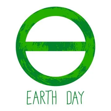 Symbol of Earth Day Stock Illustration