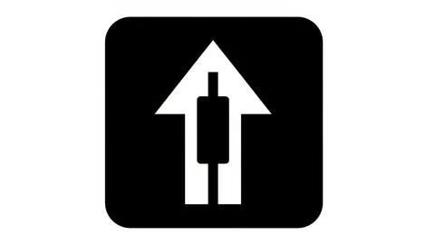 Symbol for elevator going up Illustrazione stock