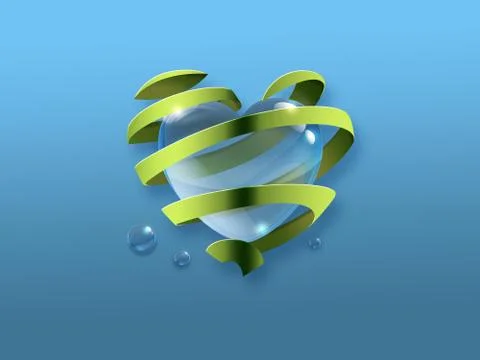 Symbol of environmental protection Stock Illustration