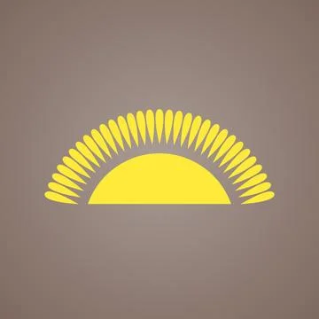 Symbol from the flag of Malawi Stock Illustration