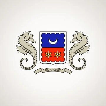 Symbol from the flag of Mayotte Stock Illustration