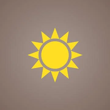 Symbol from the flag of Namibia Stock Illustration