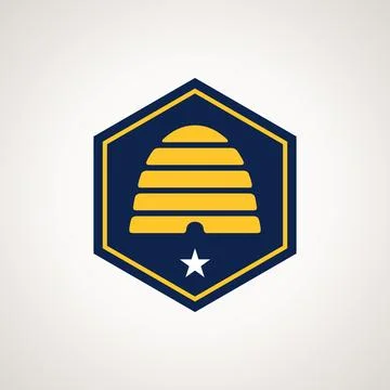 Symbol from the flag of Utah Stock Illustration