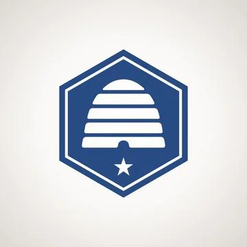 Symbol from the flag of Utah Stock Illustration