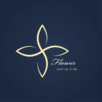 Symbol flower Stock Illustration