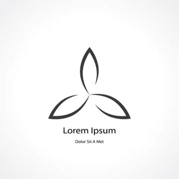 Symbol flower Stock Illustration