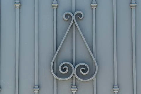 The symbol on the gate door Foto stock