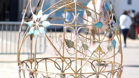 Symbol of happy easter egg Stock Footage 88676609