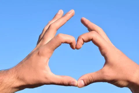 Symbol of heart shape Stock Photos