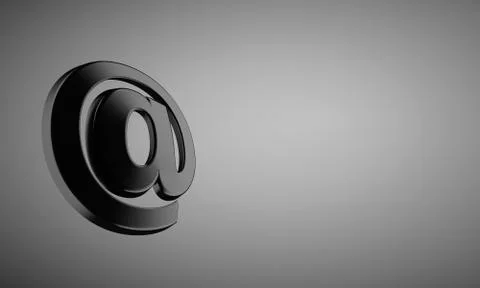 At symbol Stock Illustration