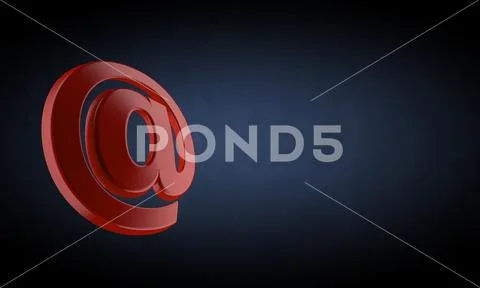 At symbol Иллюстрация
