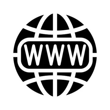 Symbol of the Internet and globe Stock Illustration