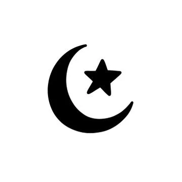 Symbol of islam doodle icon, vector line illustration Stock Illustration