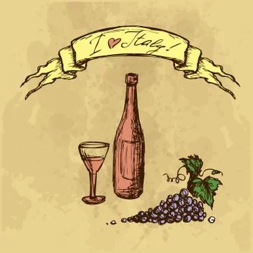 The symbol of Italy Stock Illustration