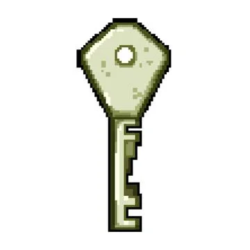Symbol key pixel art vector illustration Stock-Illustration