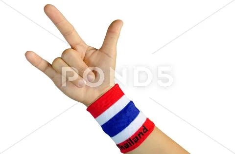 A symbol of love for country, love concept thailand. Stock Photos