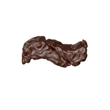 The symbol made of chocolate. Stock-Illustration