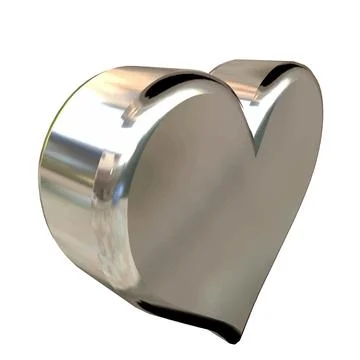 Symbol made in the form of a heart Illustrazione stock