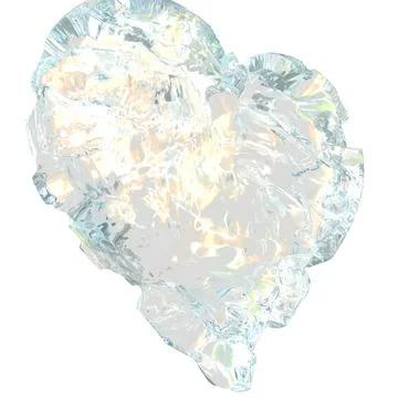 Symbol made in the form of a heart Illustrazione stock