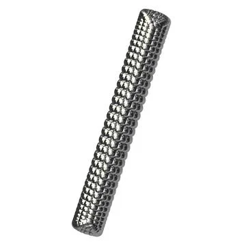 Symbol made of silver spheres Stock Illustration