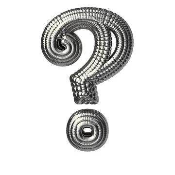 Symbol made of silver spheres Illustrazione stock